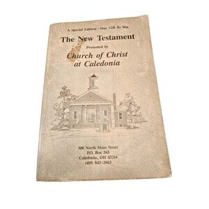 The New Testament | Marked Edition Church of Christ, Caledonia, Ohio 1978